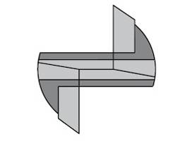 176.150.11 Фреза HW D=15 I=40 L=87 S=10x35 Z=2+1