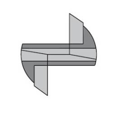 176.200.11 Фреза HW D=20 I=40 L=87 S=10x35 Z=2+1