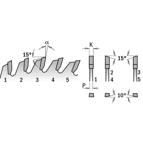 274.100.12M Пила HM D=300 F=30 Z=100 K=3,2/2,2