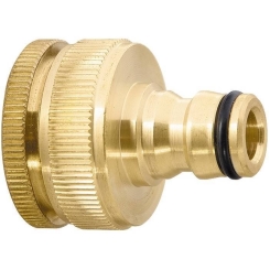 Адаптер латунний, 3/4"-1", внутрішнє різьблення, з перехідником// PALISAD"