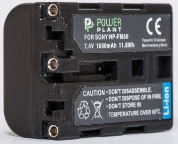 Акумулятор PowerPlant Sony NP-FM50 / QM51 1600mAh
