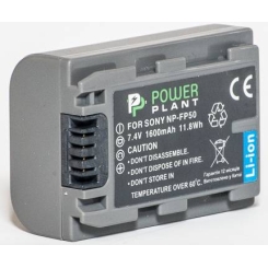 Аккумулятор PowerPlant Sony NP-FP50 1600mAh