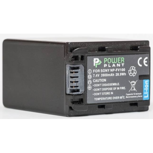 Акумулятор PowerPlant Sony NP-FV100 3900mAh
