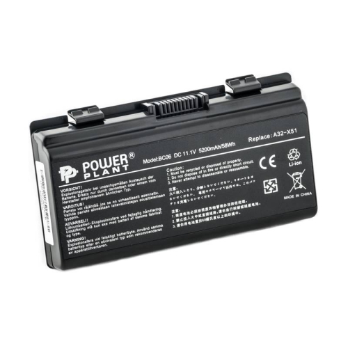 Аккумулятор для ноутбука ASUS X51H (A32-T12, AS5151LH) 11.1V 5200mAh