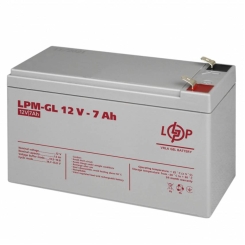 Акумулятор гелевий LPM-GL 12V - 7 Ah