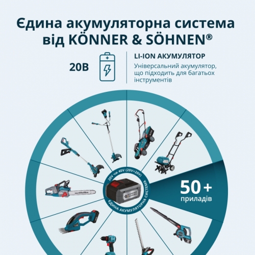 Акумуляторна мініпила KS MCS20V-8