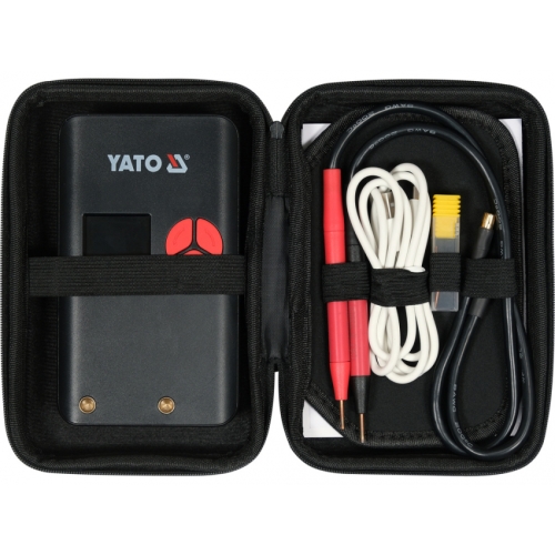 Апарат точкового зварювання портативний YATO акумул. Li-Po 4,2 В, 6.3 АГод, 500 А, вихідн- 2 А [30]