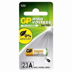 Батарейка GP Alkaline 12.0V, 23AE-U1 лужна  A23, VA23GA для ПУ