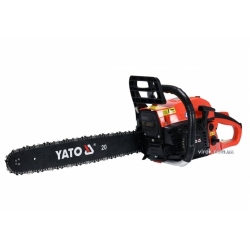 Бензопила ланцюгова YATO 56.5 см³ 2.5 кВт шина- 20" (48 см)