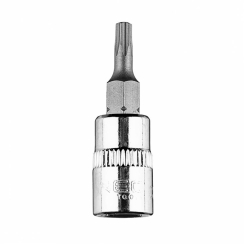 Біта TORX TX15 на торцеву головку 1/4", коротка, 37 мм