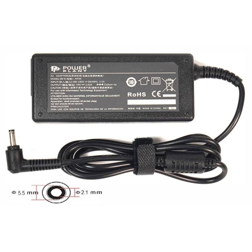 Адаптер для ноутбука PowerPlant ACER 220V, 19V 65W 3.42A (5.5*2.1)