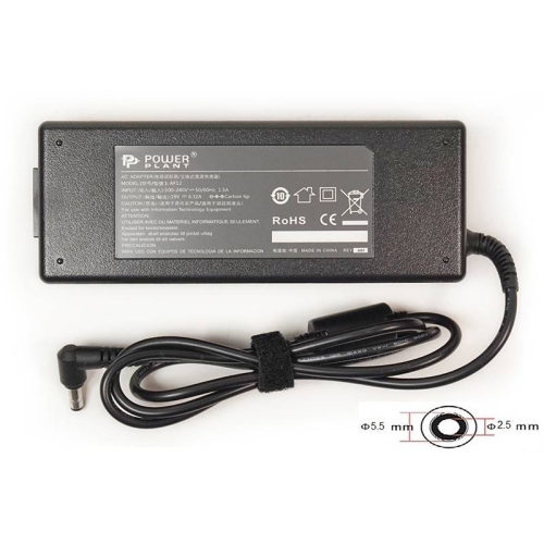 Адаптер для ноутбука PowerPlant ASUS 220V, 19V 120W 6.32A (5.5*2.5)