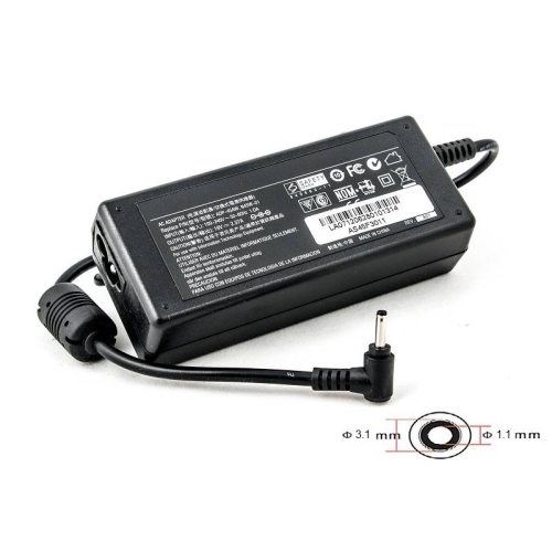 Адаптер для ноутбука PowerPlant ASUS 220V, 19V 45W 2.37A (3.0*1.1)