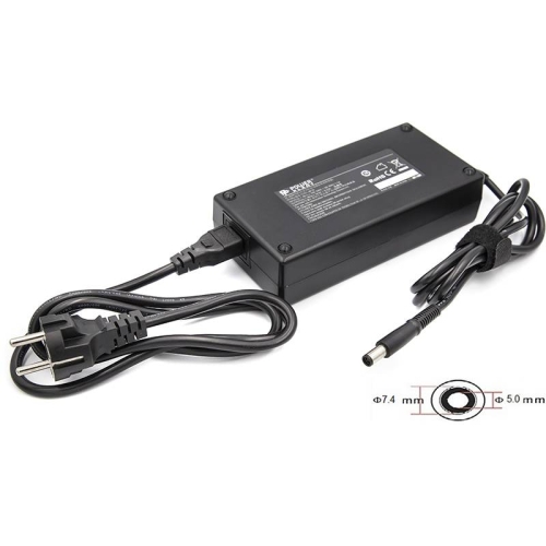 Адаптер для ноутбука PowerPlant DELL 220V, 19.5V 180W 9.23A (7.4*5.0)