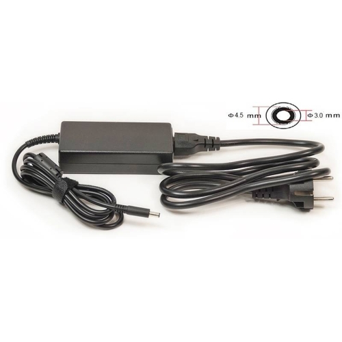 Адаптер для ноутбука PowerPlant DELL 220V, 19.5V 65W 3.34A (4.5*3.0)