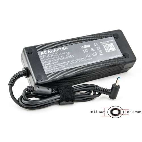 Адаптер для ноутбука PowerPlant HP 220V, 19.5V 120W 6.15A (4.5*3.0)