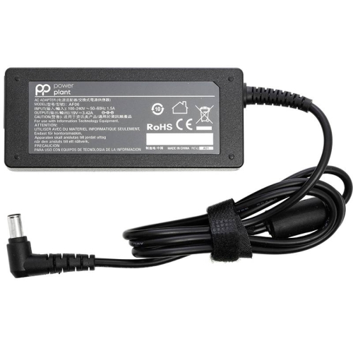 Адаптер для ноутбука PowerPlant LG 220V, 19V 65W 3.42A (6.5*4.4)