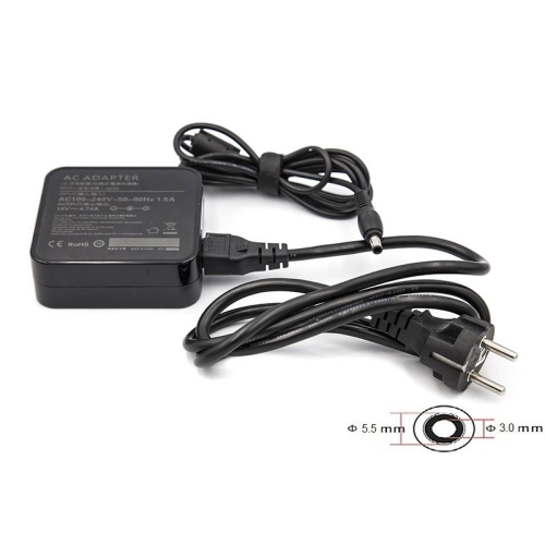 Адаптер для ноутбука PowerPlant SAMSUNG 220V, 19V 90W 4.74A (5.5*3.0) wall mount