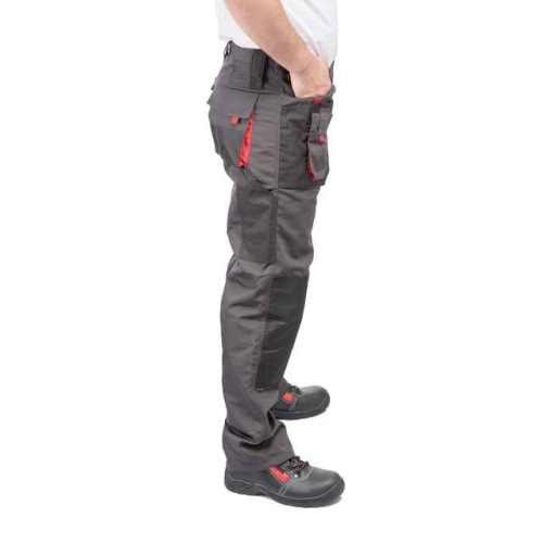 Брюки робочі 80% поліестер, 20% бавовна, щільність - 260 г/м², M INTERTOOL SP-3012