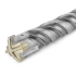 Бур SDS-Max, Quadro, 38×400 мм INTERTOOL SDM-3840