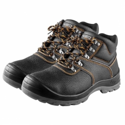 Черевики шкіряні S3 SRC, сталевий носок, сталева антивібраційна устілка, розмір 44