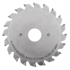 DSC.Підрізна пила D=120 F= 20 Z= 12+12 K=2,8-3,6 P=2,2 H=4