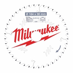 Диск пильний MILWAUKEE, Ø184/30мм, 48 зуб.