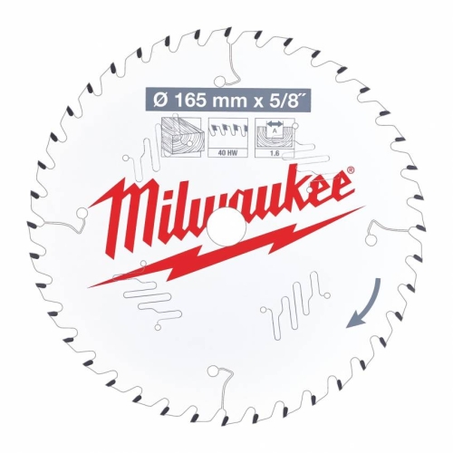 Диск пильний MILWAUKEE, Ø184/30мм, 48 зуб.