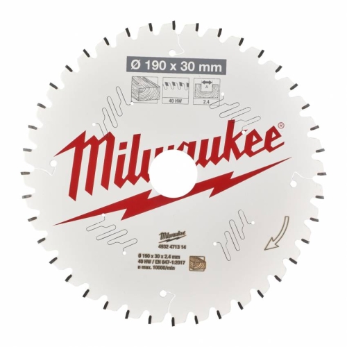 Диск пильний MILWAUKEE, Ø254/30мм, 80 зуб.