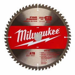 Диск пильний MILWAUKEE, Ø254x30мм, 60 зуб.
