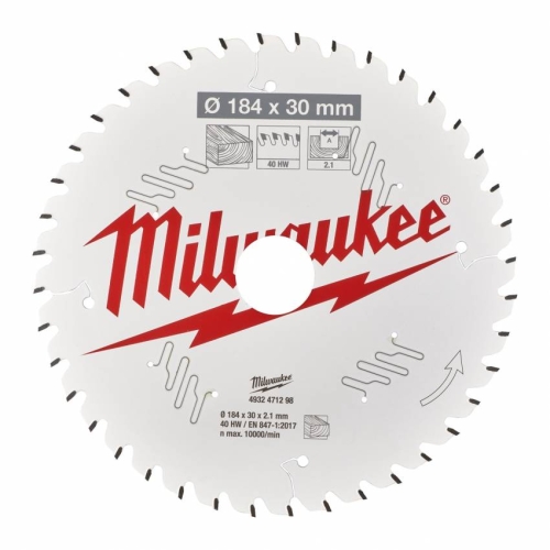 Диск пиляльний PFTE MILWAUKEE, Ø160х20х2,2мм, 24 зуб. 1
