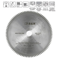 Диск пиляльний S & R Meister UniCut 254x30х3,2 мм Алюміній