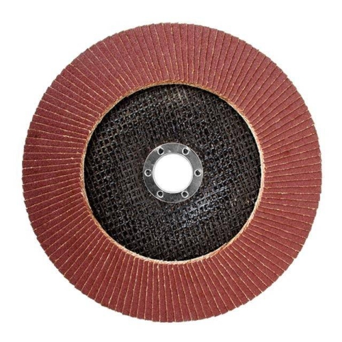 Диск шліфувальний пелюстковий, 180×22 мм, зерно K150, 7000 об/хв INTERTOOL BT-0235