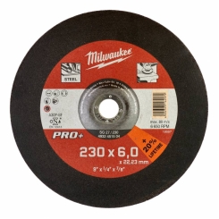 Диск зачистний по металу MILWAUKEE, SG 27/230х6 PRO, Ø230мм
