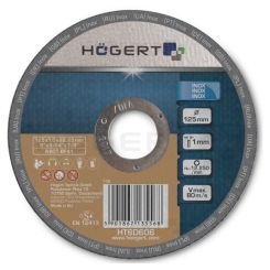 Диски відрізні по нержавіючої сталі (уп/25 шт) HOEGERT 115 HT6D606