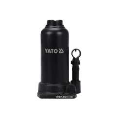 Домкрат гідравлічний стовпцевий YATO: 8 т H=220 - 488 мм