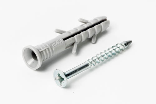 Дюбель-цвях швидкого монтажу 8*120 потай (пач 50шт) поліетиленовий APRO