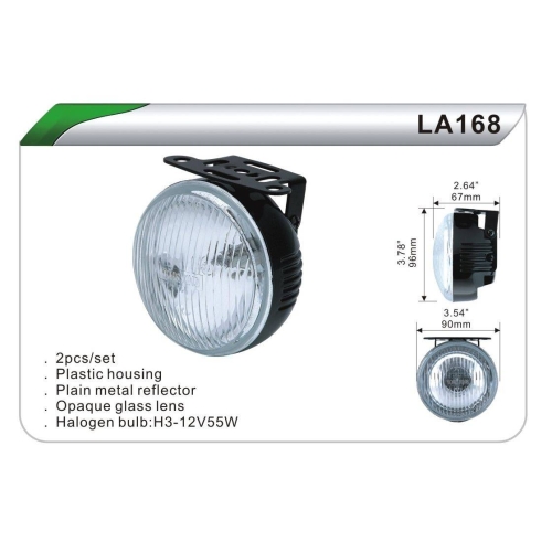 Фари дод. DLAA 168 W/H3-12V-55W/D=90mm