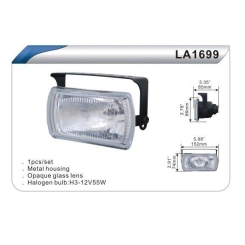 Фари дод. DLAA 1699 W/H3-12V-55W/152*74mm
