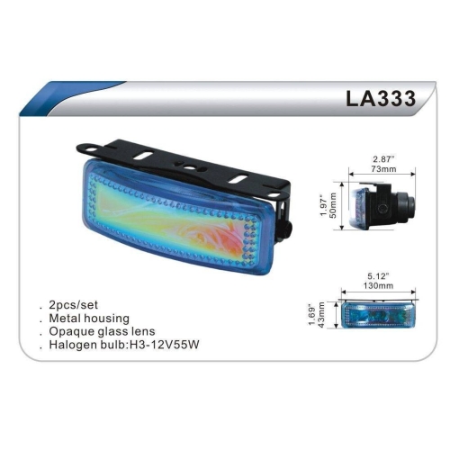 Фари дод. DLAA 333 RY/H3-12V-55W/130*43mm