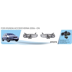 Фари доп.модель Hyundai Accent/Verna 2006/HY-272W/ел.проводка
