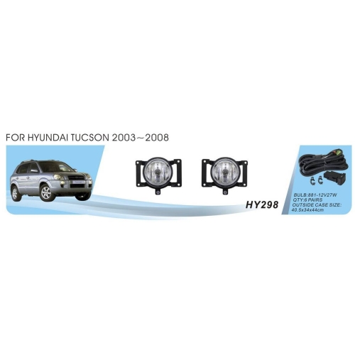 Фари додаткової моделі Hyundai Tucson/2003-08/HY-298