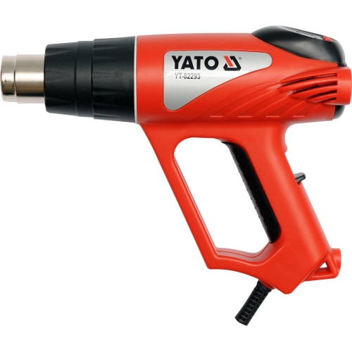 Фен технічний мережевий YATO. W= 2000 Вт 0~600° з регулятором температури (LCD) 6 аксесуари [5]