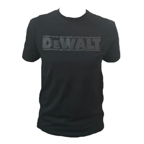 Футболка Dewalt Oxide Tee чорна розмір L Суміш полікоттона (65% поліефір/35% бавовна) Вишивка задньо