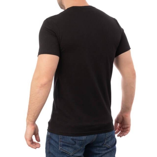 Футболка чорна S 100% бавовна INTERTOOL SP-2201