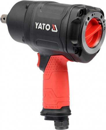 Гайковерт ударний пневмат-й YATO. до квадр. 3/4", F= 1680 Nm, 5500 об/хв, повітря-198 л/хв