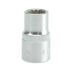 Головка 12-гранна коротка YATO із квадром. 1/2", М=13 мм, L=38 мм, [10/100/200]