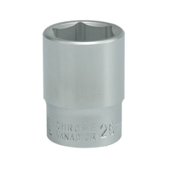 Головка 6-гранна YATO, з квадром. 3/4", М=26 мм, L=50 мм, [12/96]