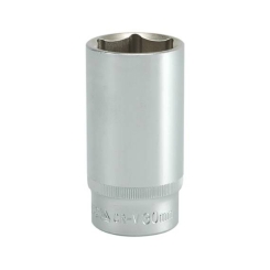 Головка 6-гранна довга YATO, з квадром. 1/2", М=30 мм, L=76 мм, [10/20/40]