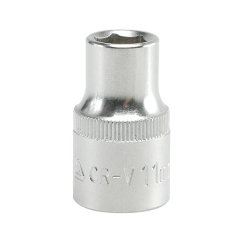 Головка 6-гранна коротка YATO із квадром. 1/2", М=11 мм, L=38 мм [10/100/200]